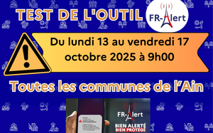 Campagne d'essai du dispositif FR-alert