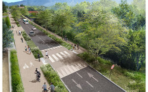 Aménagement de l'entrée de ville ouest