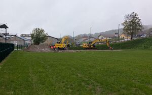Lancement des travaux du pumptrack
