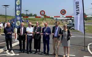 Inauguration des nouveaux aménagements A40 - Sortie 10